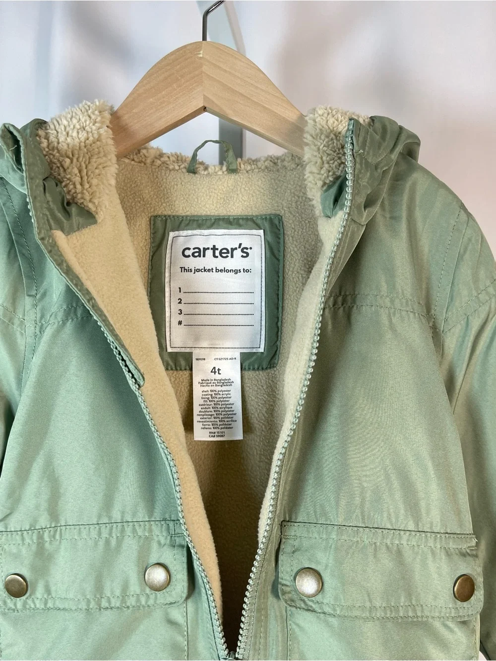 Carters light sage